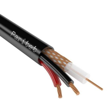 Кабель комбинированный Паритет КВТ-П-2 2х0,35 для видеонаблюдения Кабель комбинированный Паритет КВТ-П-2 2х0,35 для видеонаблюдения