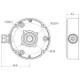 Монтажная коробка RVi-1BMB-9 white для видеокамеры
