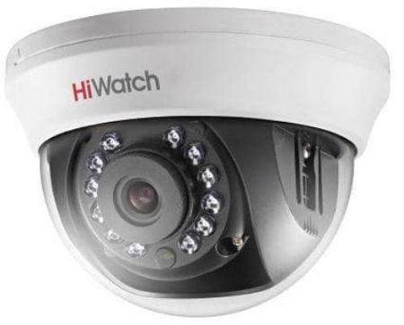 Внутренняя купольная HD-TVI видеокамера HiWatch DS-T101 (3.6 мм) 1 Мп
