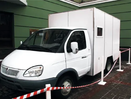 Мобильные системы КСАР1У.041-05 радиационного контроля на базе автомобиля ГАЗ 3302 Мобильные системы КСАР1У.041-05 радиационного контроля на базе автомобиля ГАЗ 3302