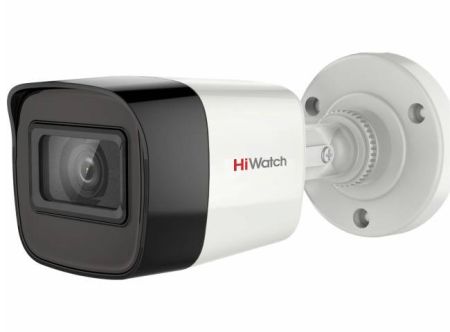 Уличная HD-TVI видеокамера HiWatch DS-T200A (6 мм) с EXIR-подсветкой до 30м и микрофоном