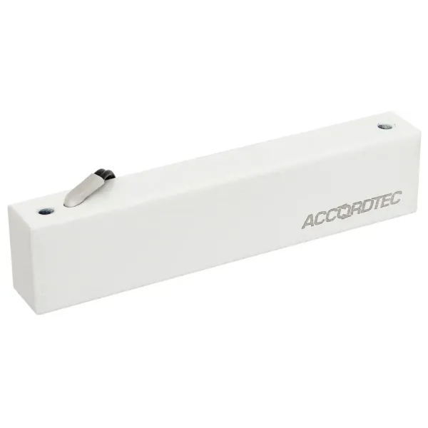 Электромагнитный замок AccordTec ML-180K с планкой, белый