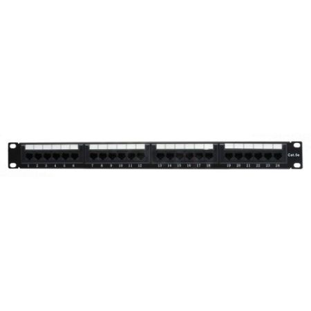 Патч-панель 19" 1U UTP 24 port кат.5e разъём 110