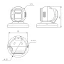 IP-видеокамера 5Мп Rubezh RV-3NCP5369W (2.7-13.5) со свето-звуковой сигнализацией