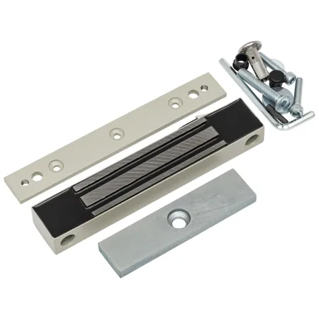 Электромагнитный замок AccordTec ML-100K с планкой, серый Электромагнитный замок AccordTec ML-100K с планкой, серый