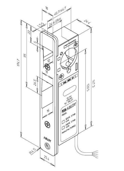 Электромеханический замок Abloy EL410