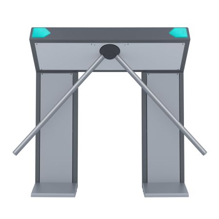 Турникет-дуопод моторизованный двухстоечный Rusgate T2-M-BF v.2 EM+MF (с автоматическими планками Антипаника)