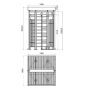 Турникет полноростовой Came Guardian BTX 300 S ROOF (PSGS3BROOF), с крышей