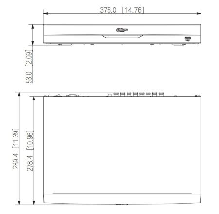 16-канальный HDCVI-видеорегистратор 4K Dahua DH-XVR5216AN-4KL-I3 с распознаванием лиц
