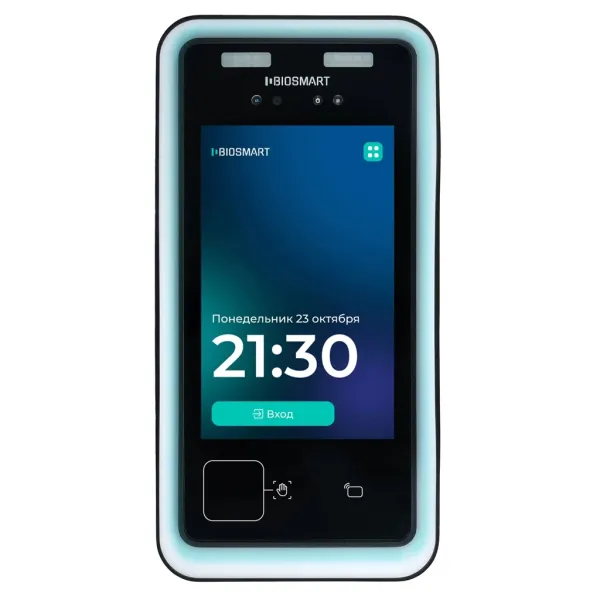Терминал биометрический BioSmart Quasar 7 PV-MFR распознавание лица и рисунка вен ладони