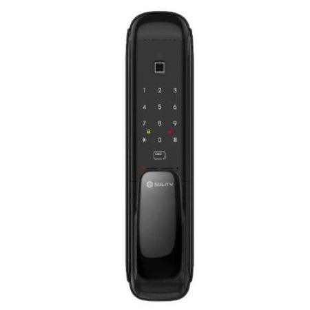 Электронный замок биометрический Solity GSP-1000BK Black по отпечатку пальца, двухригельный