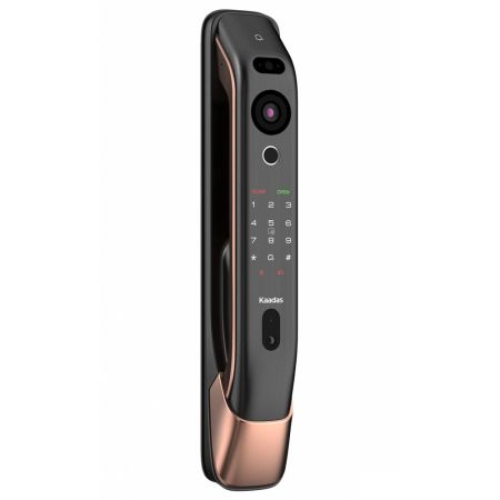 Биометрический электронный замок Kaadas K20 Pro Max Copper с распознаванием лица и функцией видеодомофона