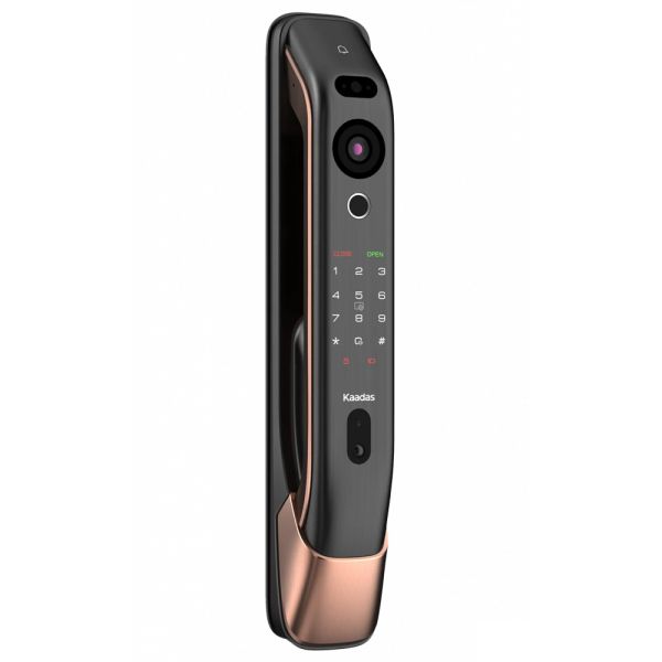 Биометрический электронный замок Kaadas K20 Pro Max Copper с распознаванием лица и функцией видеодомофона