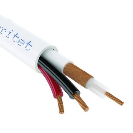 Кабель комбинированный Паритет КВК-В-2 2х0,5 для видеонаблюдения Кабель комбинированный Паритет КВК-В-2 2х0,5 для видеонаблюдения