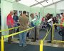 Турникет-трипод PERCo-TTR-04.1R из окрашенной стали, светло-бежевый (с планками)