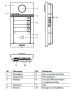 Вызывная панель Wi-Fi HikVision DS-KV8413-WME1(B)/Flush