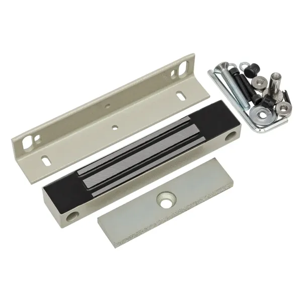 Электромагнитный замок AccordTec ML-100K с уголком, серый