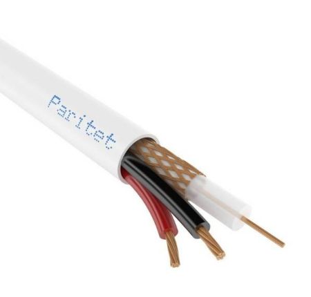 Кабель комбинированный Паритет КВТ-В-2 2х0,35 для видеонаблюдения Кабель комбинированный Паритет КВТ-В-2 2х0,35 для видеонаблюдения