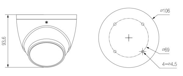IP-видеокамера уличная 2Мп Dahua DH-IPC-HDW3241EMP-S-0600B-S2