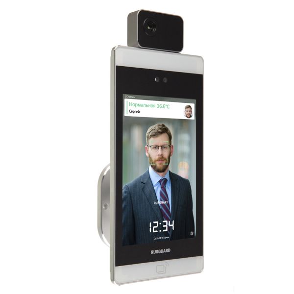Терминал распознавания лиц RusGuard R20-Face (8W) Thermometer SE с измерением температуры и кастомизацией