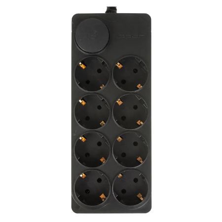 Сетевой фильтр Ippon BK258-16, 5м, черный