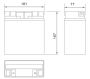 Аккумулятор Etalon FS 1217 (12В 17 А∙ч)