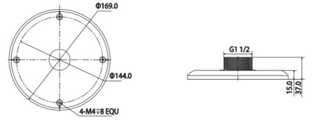 Адаптер крепления Dahua DH-PFA102