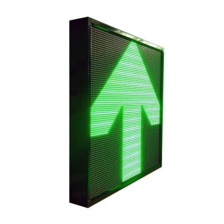 Светодиодный односекционный светофор Инфопаркинг ИС-Р4/8Q8/220/MATRIX (Р4/220/MATRIX), 640 мм