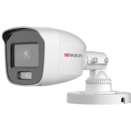 Уличная HD-TVI видеокамера 3K ColorVu Hiwatch DS-T500L (3.6 мм) с микрофоном