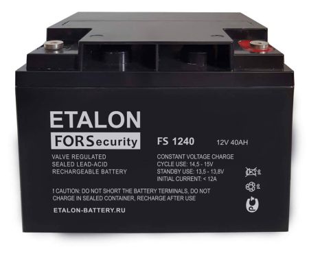 Аккумулятор Etalon FS 1240 (12В 40 А∙ч)