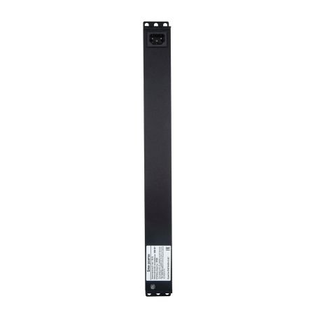 Блок розеток Hyperline SHE19-8SH-S-IEC для 19" шкафов, горизонтальный, 8 розеток Schuko