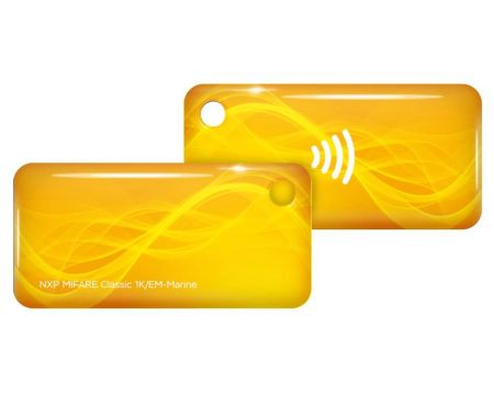 Брелок комбинированный EM-Marine + Mifare Ultralight C, UID 7 byte