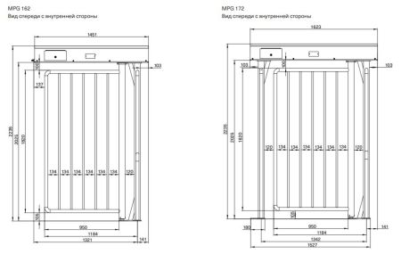 Моторизованная полноростовая калитка Magnetic MPG 162 (MPG162CA140), нерж. сталь, для установки с турникетом MPT Моторизованная полноростовая калитка Magnetic MPG 162 (MPG162CA140), нерж. сталь, для установки с турникетом MPT