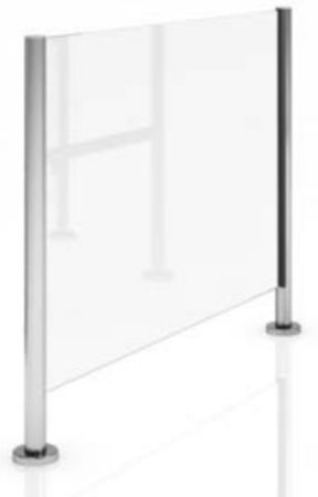 Стойка ограждения Magnetic mGuide GGPA100 для стеклянной панели H=1000 мм Стойка ограждения Magnetic mGuide GGPA100 для стеклянной панели H=1000 мм