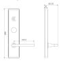Электронный замок ZKTeco ZL500 с RFID считывателем Mifare