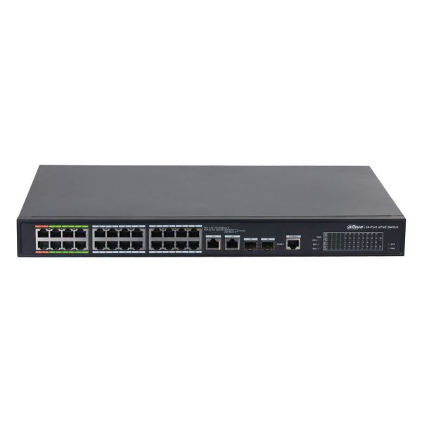 ePoE-коммутатор 24-портовый Dahua DH-LR2226-24ET-360, гигабитный, управляемый