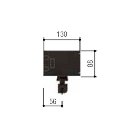 Привод Came FLUO-SW3 Spring, короб 540 мм, вес створки до 300 кг (818SW-0140)
