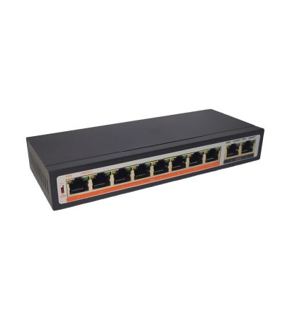 Неуправляемый 10-портовый PoE-коммутатор TI-208P