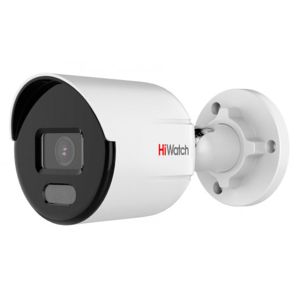 Уличная IP-камера 4Мп HiWatch DS-I450L(C) (4 мм) с технологией ColorVu