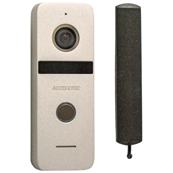 IP вызывная панель AccordTec AT-VD 311L SL серебро, с PoE-инжектором и Wi-Fi антенной IP вызывная панель AccordTec AT-VD 311L SL серебро, с PoE-инжектором и Wi-Fi антенной