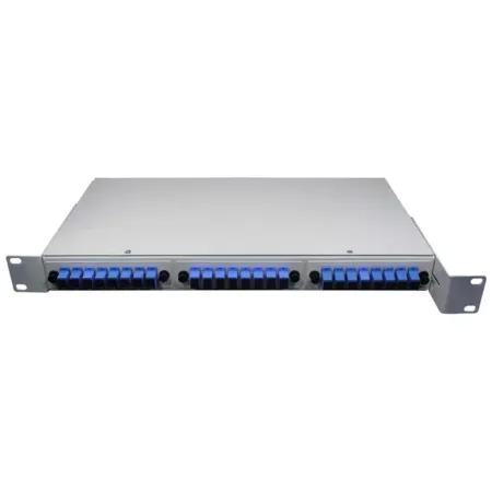 Оптический кросс TWIST CROSSO-24SC-U на 24 порта SC UPC, стоечный, в сборе