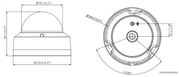 Уличная антивандальная IP-камера 2Мп HiWatch IPC-D022-G2/S (4 мм)