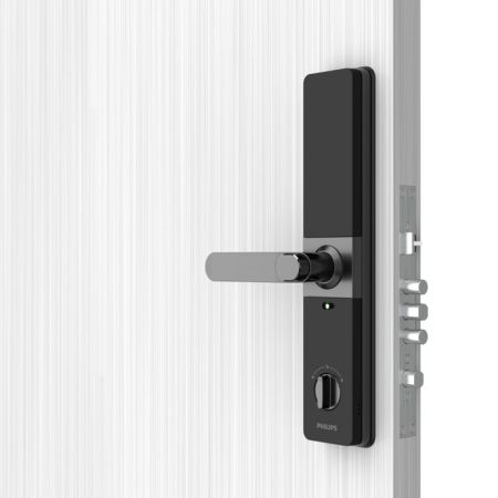 Электронный замок биометрический Philips Easykey DDL610-5HBS с распознаванием отпечатков пальца