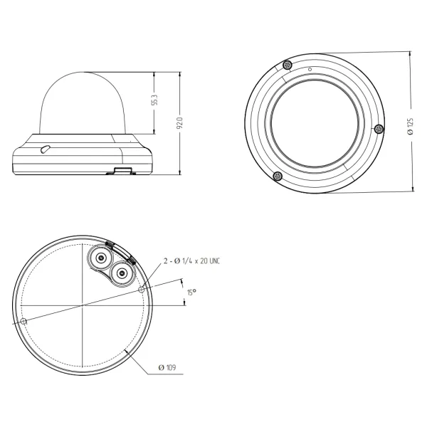 IP-видеокамера 8Мп Rubezh RV-3NCD8164 (2.8)