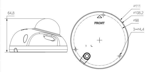 IP-видеокамера уличная 2Мп Dahua DH-IPC-HDBW3241FP-AS-0360B-S2 с микрофоном