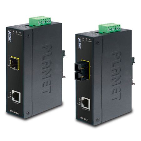 Промышленный медиаконвертер Planet IFT-802TS15, 15 км