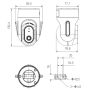 IP-видеокамера 4Мп Dahua DH-SD-H4C-0400B с Wi-Fi