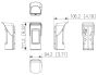 Беспроводной PIR и СВЧ детектор Dahua DHI-ARD2251E-W2(868)