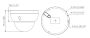 Сетевая купольная IP-видеокамера 2Мп Dahua DH-IPC-HDBW2241RP-ZS с ИИ