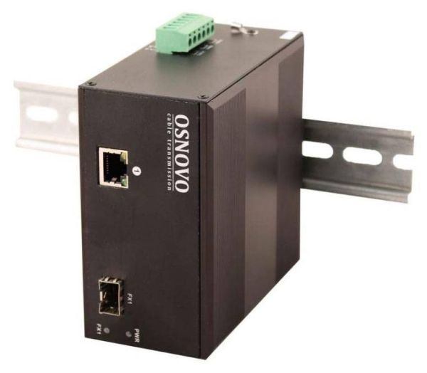 Промышленный медиаконвертер Gigabit Ethernet Osnovo OMC-1000-11X/I